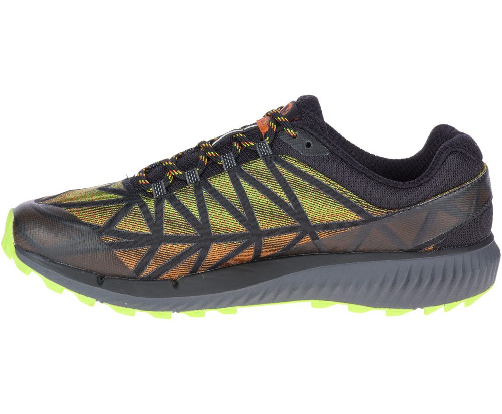 Tenis Homem - Merrell Agility Synthesis 2 - Pretas/Verdes - MTZ592147